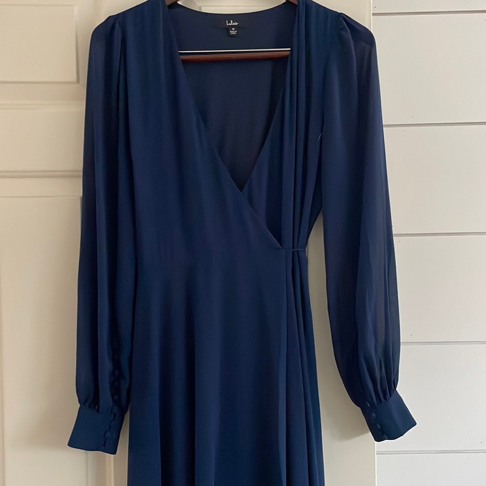 Lulu’s wrap maxi dress size medium